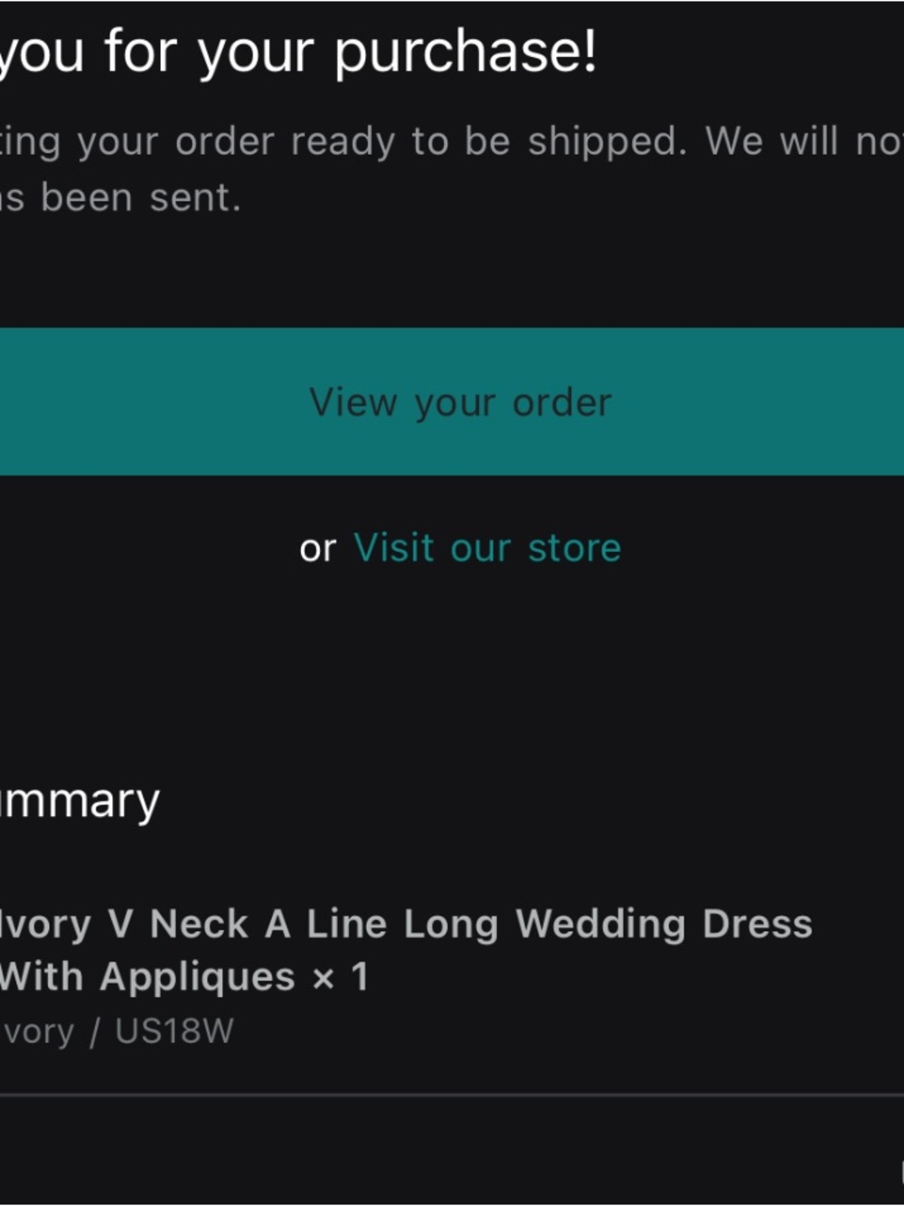 V-Neck Floral Lace Wedding Dress plus size 18 - Picture 5 of 5